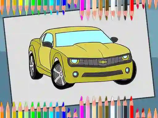 Gra American Cars Coloring Book w Internecie
