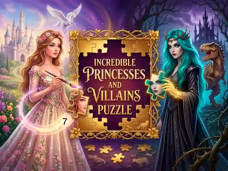 Gra Incredible Princesses and Villains Puzzle w Internecie