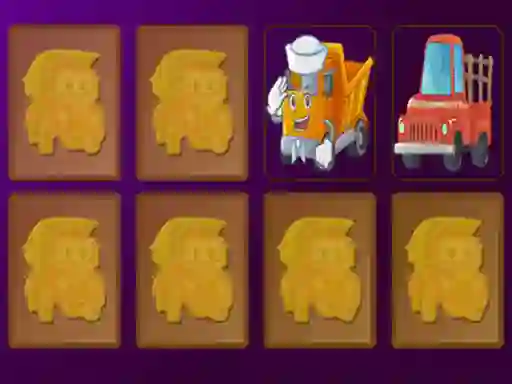 Gra Cartoon Trucks Memory w Internecie