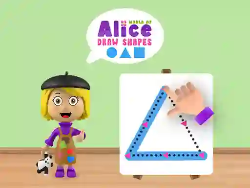 Gra World of Alice Draw Shapes w Internecie