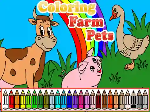 Gra Coloring Farm Pets w Internecie