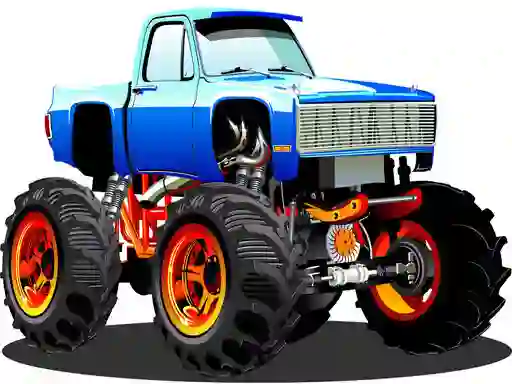 Gra Monster Truck Puzzle w Internecie