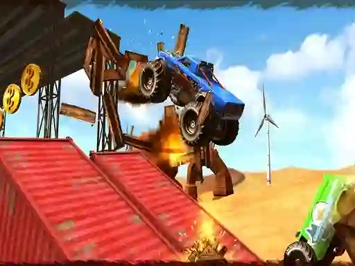Gra Monster Truck Impossible Track Plane Simulator w Internecie