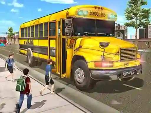 Gra City School Bus Driving w Internecie