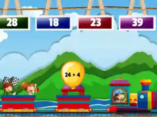 Gra Math Train Addition w Internecie