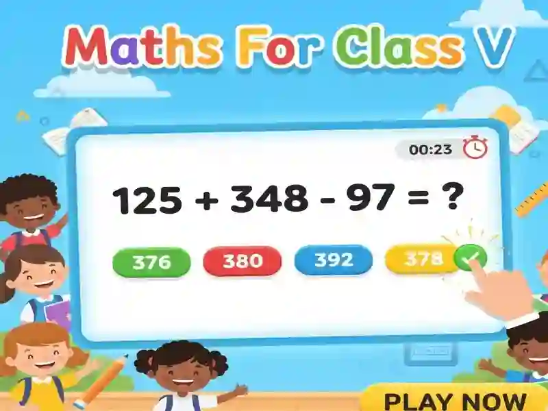 Gra Maths For Class V w Internecie
