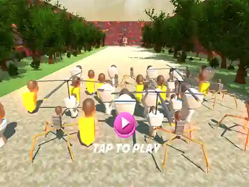 Gra SQUID TOILET 3D w Internecie