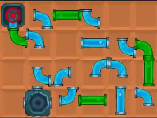 Gra Connect the Pipes 2d w Internecie
