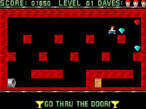 Gra Dangerous dave w Internecie