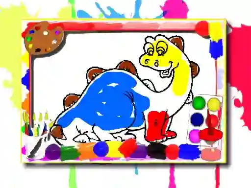 Gra Dinosaur Coloring Book w Internecie