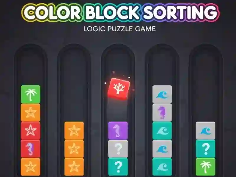 Gra Color Block Sorting w Internecie