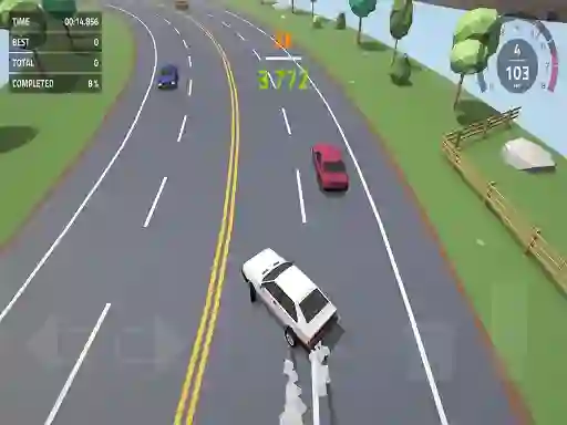 Gra Polygon Drift: Endless Traffic Racing w Internecie