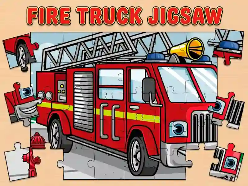 Gra Fire Truck Jigsaw w Internecie