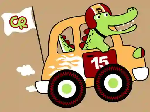 Gra Fast Racing Cars Coloring w Internecie