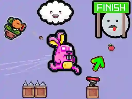 Gra Cute Rabbit's Challenging Adventure w Internecie