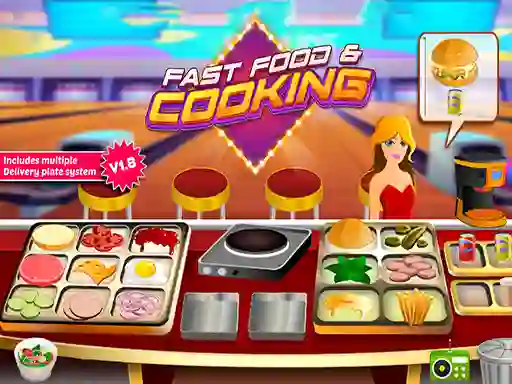 Gra Fast Food & Cooking w Internecie