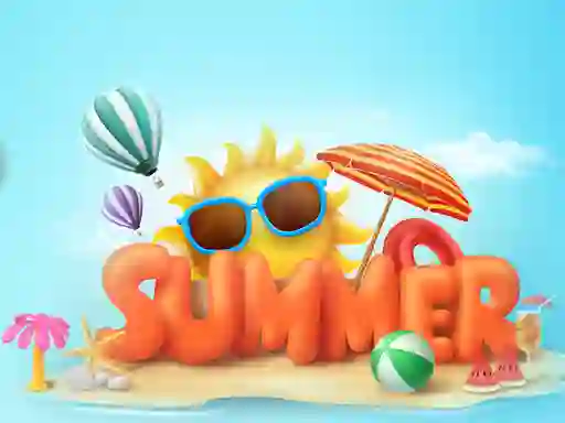 Gra Happy summer jigsaw puzzle w Internecie