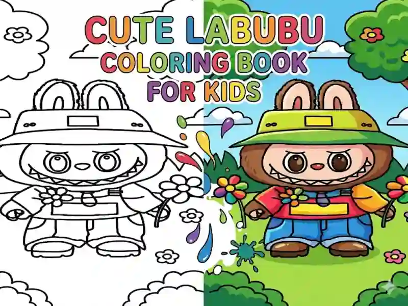 Gra Cute Labubu Coloring Book for Kids w Internecie