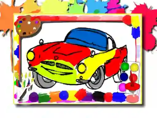 Gra Racing Cars Coloring Book w Internecie