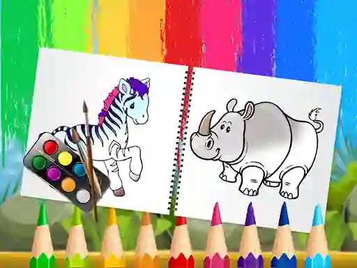 Gra Funny Animals Coloring Book w Internecie