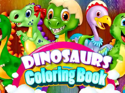 Gra Dinosaurs Coloring Book w Internecie