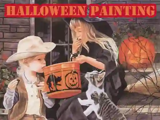 Gra Halloween Painting w Internecie