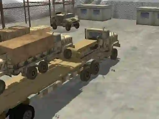 Gra Transport Army vehicle truck driving w Internecie