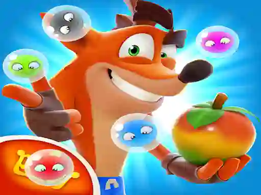 Gra Crash Bandicoot Bubbles w Internecie