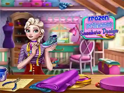Gra Frozen Princess Sneakers Design w Internecie