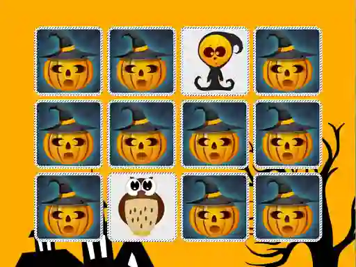 Gra Kids Memory Game Halloween w Internecie