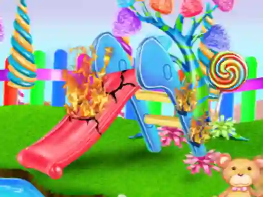 Gra Candy Garden Cleaning w Internecie