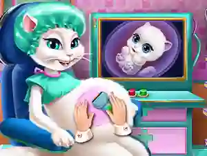 Gra Kitty Pregnant Check-up w Internecie