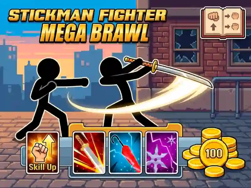 Gra Stickman Fighter Mega Brawl w Internecie