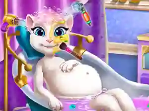 Gra Pregnant Kitty Spa w Internecie