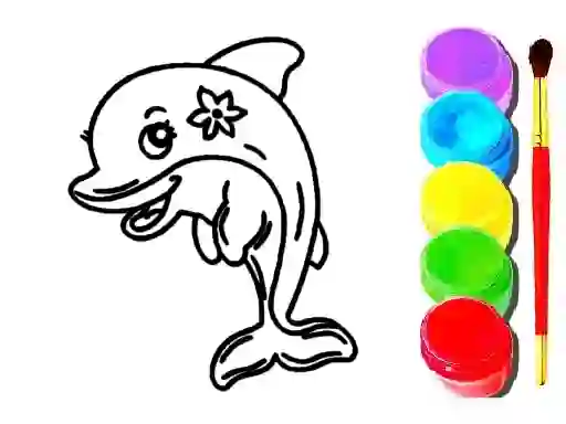 Gra Dolphin Coloring Book w Internecie