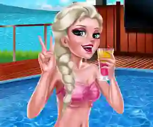 Gra Ice Queen Pool Day w Internecie