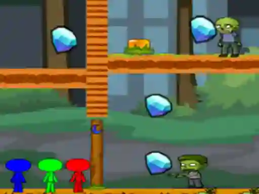 Gra StickMan Bros Vs Zombies w Internecie