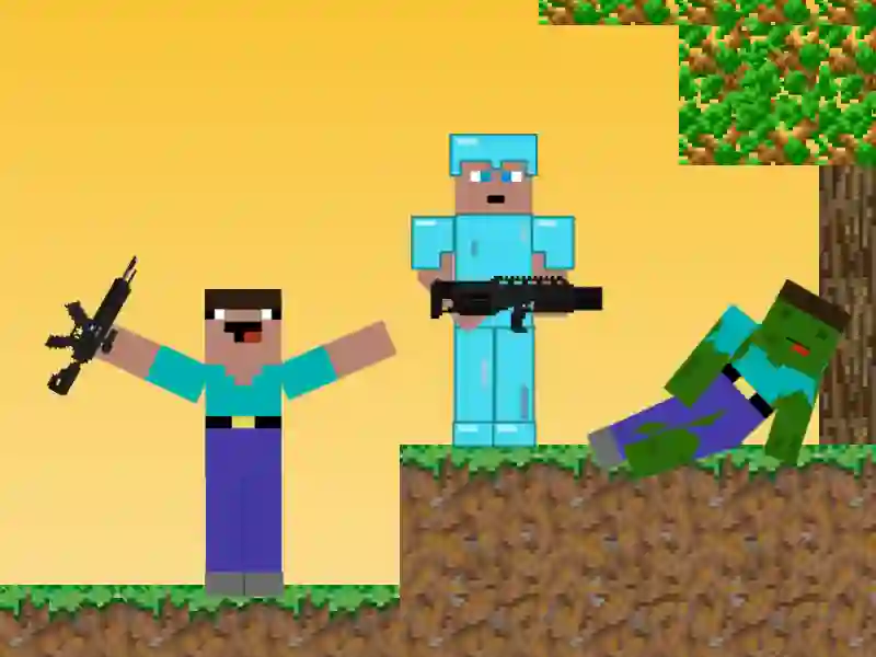 Gra Noob vs Pro: Zombie Apocalypse w Internecie