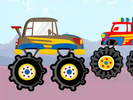 Gra Fun Monster Trucks Jigsaw w Internecie