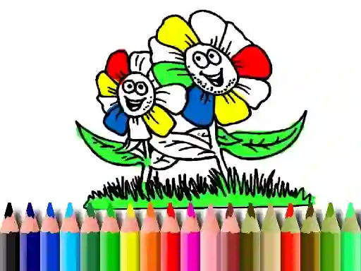Gra Back to School: Flowers Coloring w Internecie
