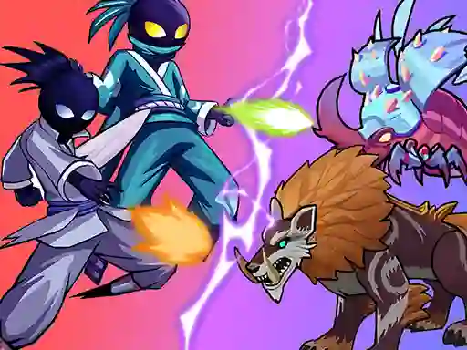 Gra Stick Ninja Survival w Internecie