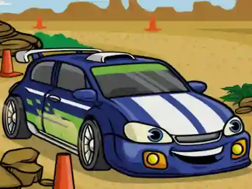 Gra Racing Cartoons Jigsaw w Internecie