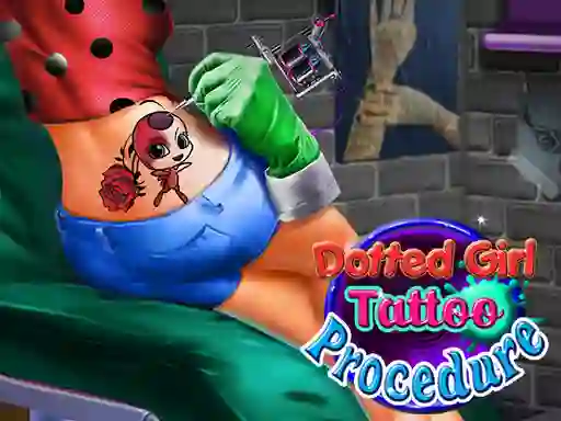 Gra Dotted Girl Tattoo Procedure w Internecie
