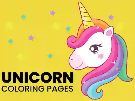 Gra Unicorn Coloring Pages w Internecie