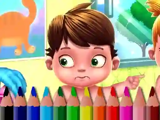 Gra Back To School: Baby Coloring Book w Internecie