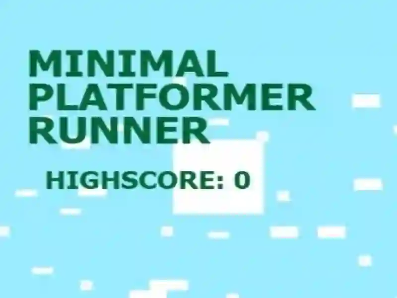 Gra Minimal Platformer Runner w Internecie