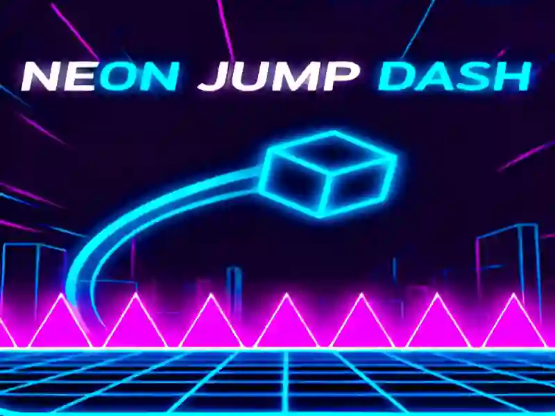 Gra Neon Jump Dash w Internecie