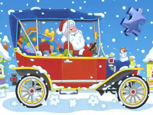 Gra Christmas Cars Jigsaw w Internecie