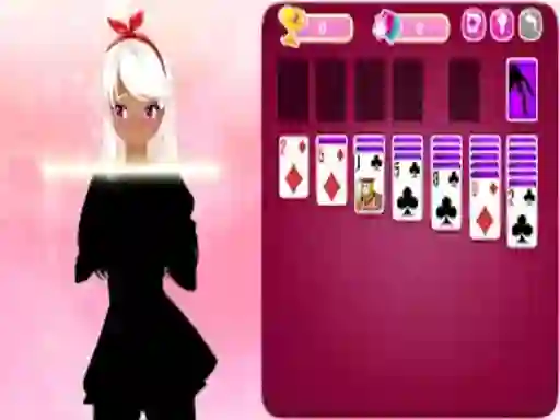 Gra Solitaire Girls 2 w Internecie