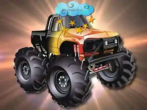 Gra Cartoon Trucks Hidden Stars w Internecie